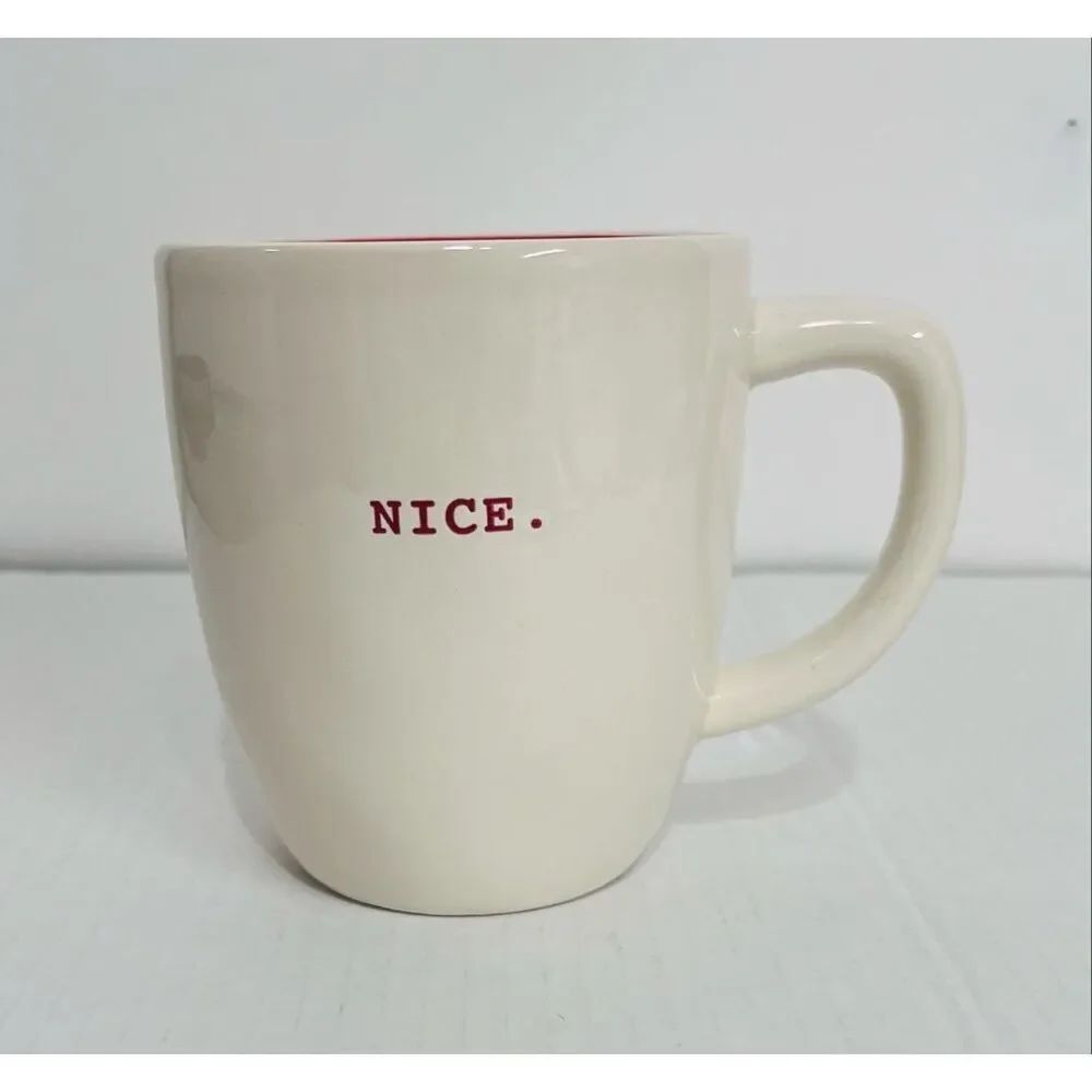 Rae Dunn NICE. Typewriter Mug 16 Ounce